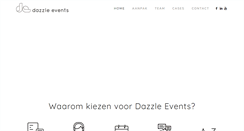 Desktop Screenshot of dazzle-events.be